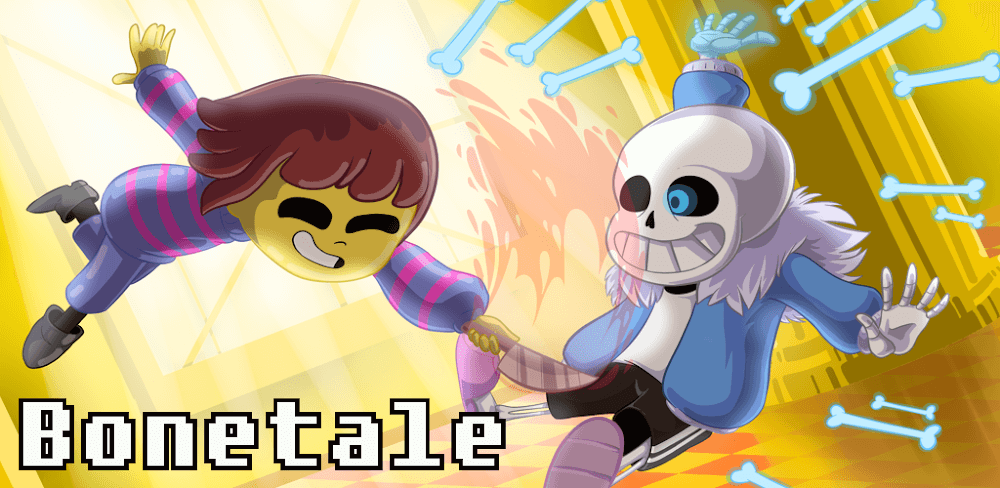 Cover Image of Bonetale Fangame v1.6.0.8 MOD APK (Unlimited XP, Unlocked Maps, Music)