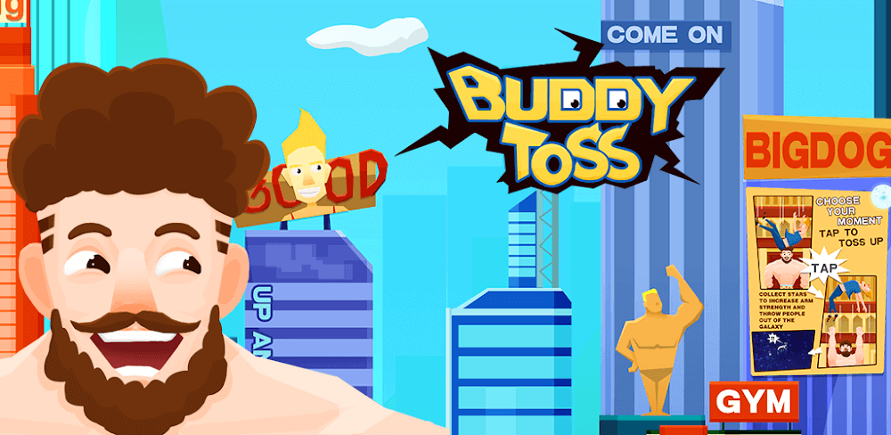 Cover Image of Buddy Toss v1.5.9 MOD APK (Skins Unlocked, Unlimited Stars)