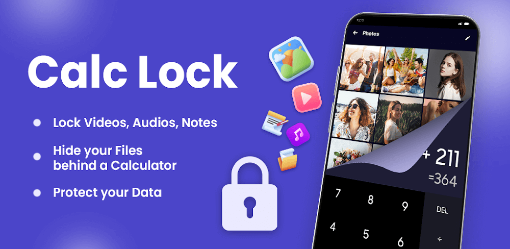 Cover Image of Calculator Lock v2.4.4 MOD APK (Premium Unlocked)