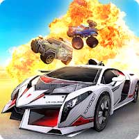 Cover Image of Cars Battle Royal: Overload 2.0.2 Apk + Mod Gold + Data for Android