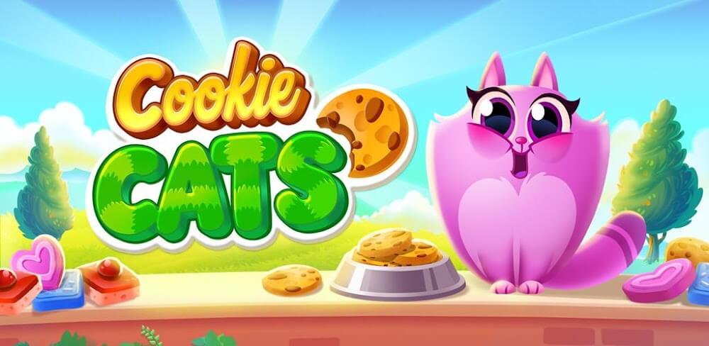 Cover Image of Cookie Cats v1.71.4 MOD APK (Unlimited Money, Lives, VIP Unlocked)