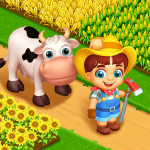 Cover Image of Family Farm Seaside v7.8.100 MOD APK (Unlimited Drunk Crab, Fish)