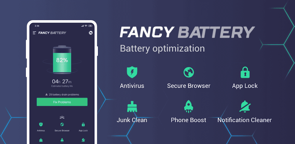 Cover Image of Fancy Battery v8.5.1 MOD APK (Premium Unlocked)