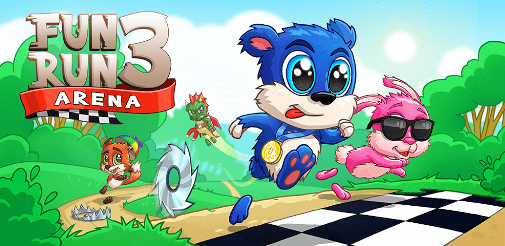 Cover Image of Fun Run 3 v4.37.0 MOD APK (God Mode, Multiple Jump, Unlocked)