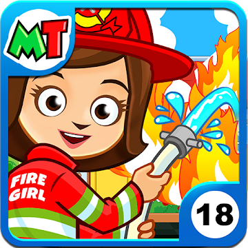 Cover Image of My Town: Fire Station Rescue v1.31 MOD APK (Unlocked) Download for Android