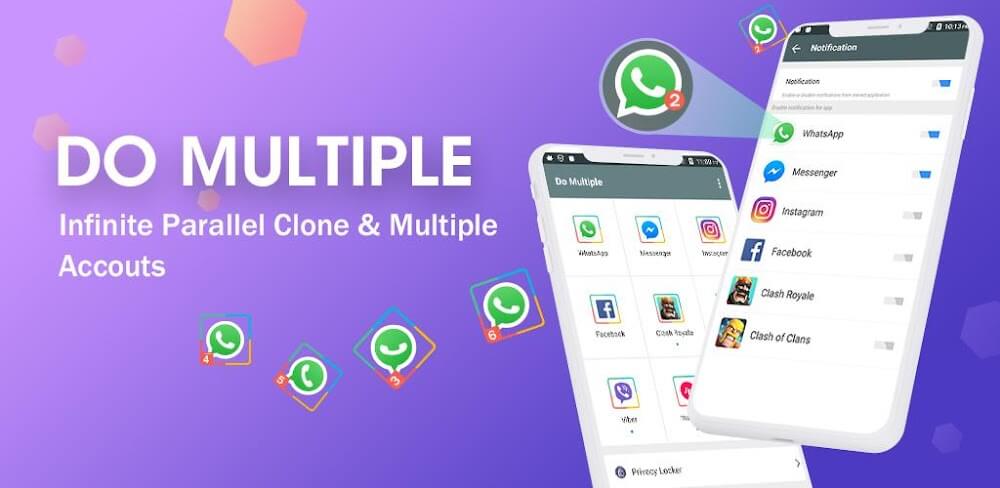 Cover Image of O Multiple Accounts v4.00.30.0601 MOD APK (Premium Unlocked)