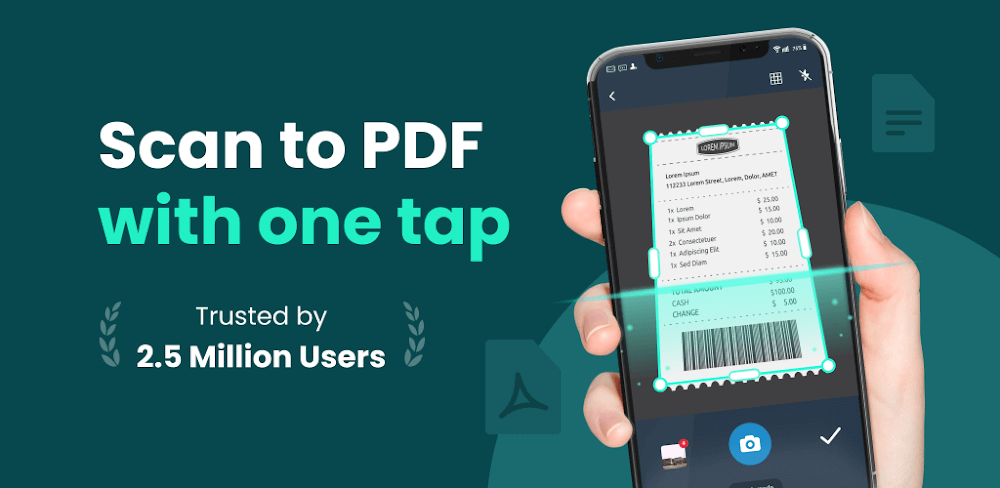 Cover Image of PDF Scanner v2.1.7 MOD APK (Premium Unlocked)