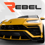 Cover Image of Rebel Racing v26.10.18610  MOD APK + OBB (Nitro Boost, Dumb AI)