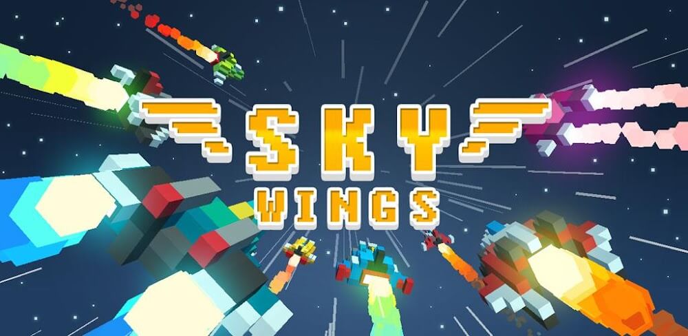 Cover Image of Sky Wings v3.2.18 MOD APK (Unlimited Gold, Magnet Active)