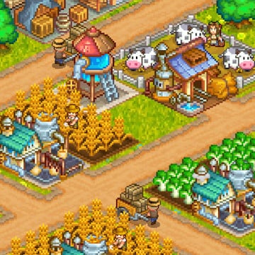 Cover Image of Steam Town: Farm & Battle v1.5.5 MOD APK (Unlimited Money) Download