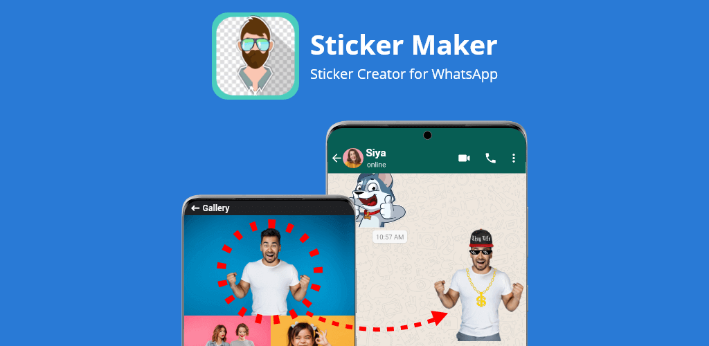 Cover Image of Sticker Maker v5.8.0 MOD APK (Premium Unlocked)