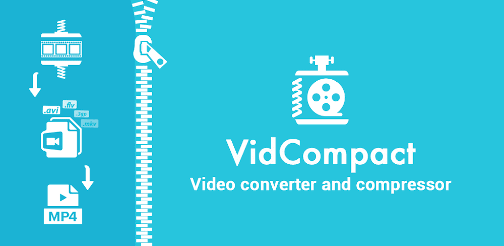 Cover Image of VidCompact v4.0.3.0 MOD APK (VIP Unlocked)